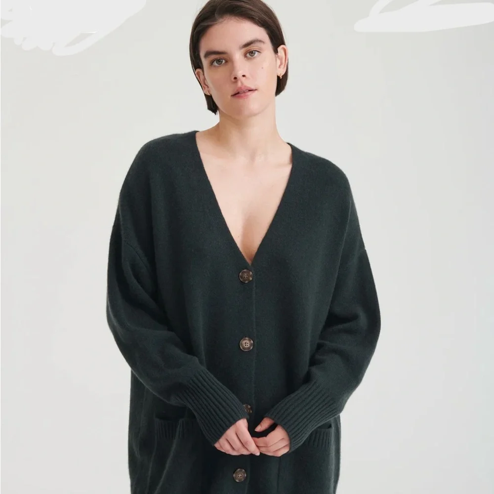 NAADAM Luxe Grandpa Cardigan - Picture 8 of 9